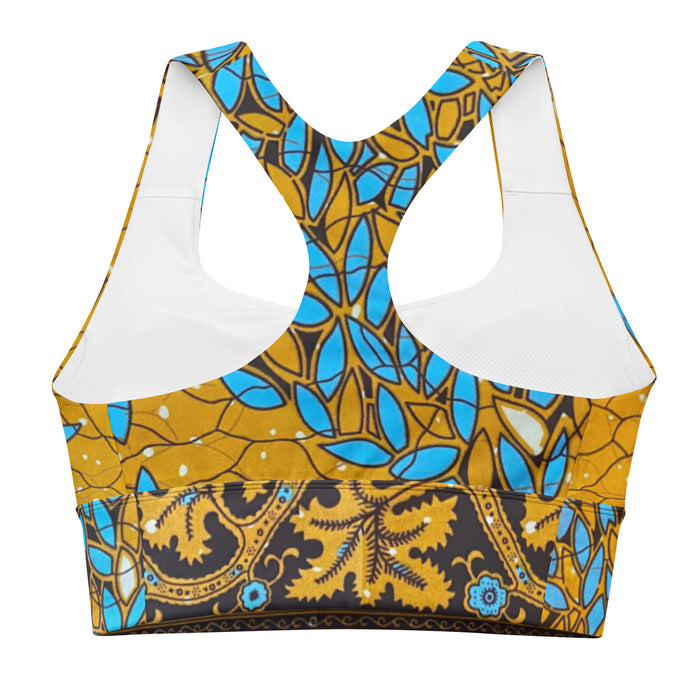 Essence Tree African Print Sports Bra XS-3XL