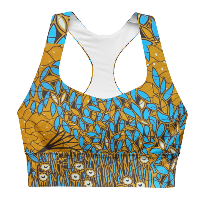 Essence Tree African Print Sports Bra XS-3XL