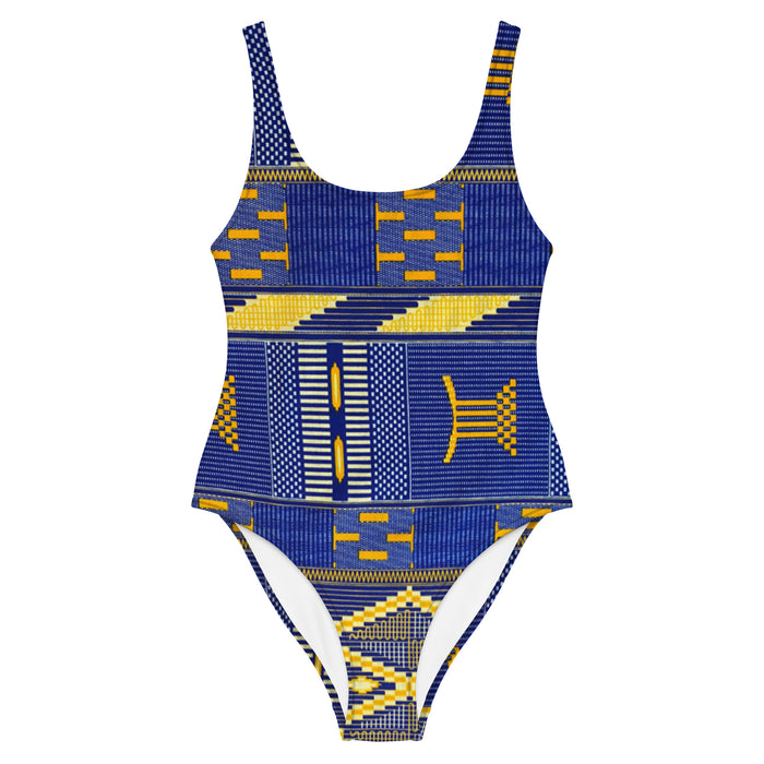 Asante African Print One-Piece Swimsuit XS-3XL