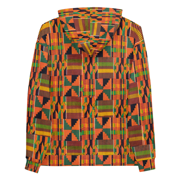 OG Orange Kente Unisex Hoodie XS-3XL