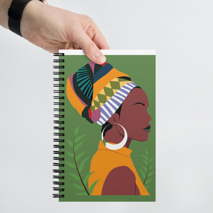 African Queen Spiral Notebook