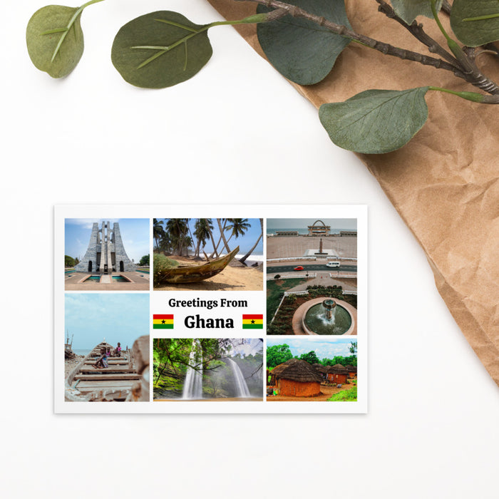 Greetings from Ghana Postcard